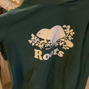 Roots Hoodie with White Logo